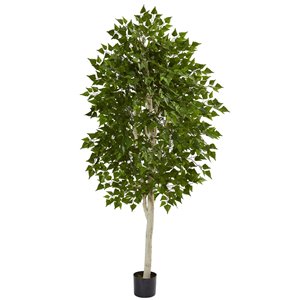 Nearly Natural Birch  Artificial Tree - 6-ft - Green