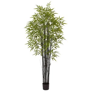 Nearly Natural Bamboo Artificial Tree - UV Resistant - 6-ft - Green