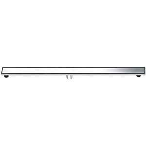 ALFI brand Linear Shower Drain - Solid Grate Style - 47.25-in - Polished Stainless Steel