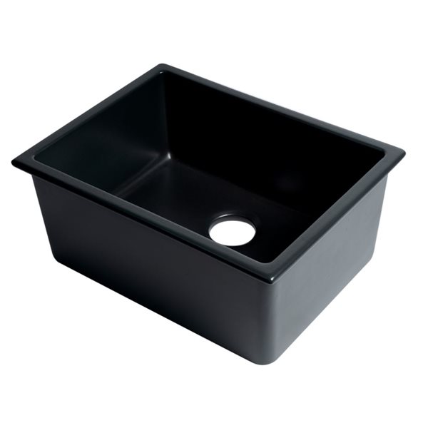 ALFI brand Undermount Farmhouse Kitchen Sink - Single Bowl - 24-in