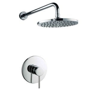Ensemble de douche moderne à une poignée de American Imagination, 7,87 po, chrome