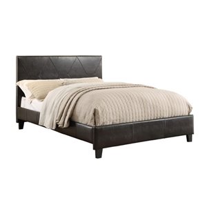 Lit plateforme Deleon de Mazin Industries, grand format, marron