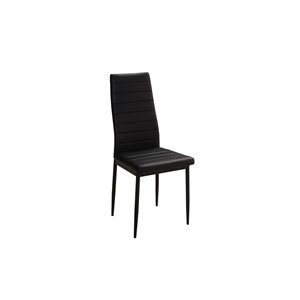Mazin Industries Florian Contemporary Side Chair - Black - Set of 2