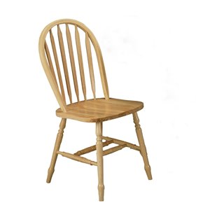 Chaises traditionnelles Laurentian de HomeTrend, marron, ensemble de 2