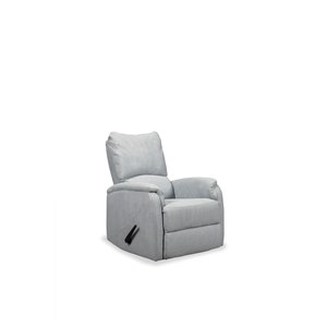 Fauteuil inclinable Logan de Mazin Industries, microfibre, bleu