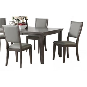 Chaises contemporaines Melanie de Mazin Industries, marron, ensemble de 2
