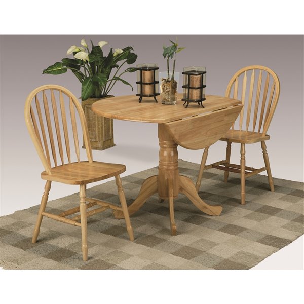 Hometrend Lauian Dining Set With, Round Table Windsor Ca