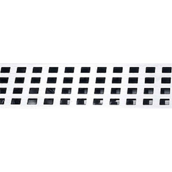 ToWo Linear Shower Drain - Square Grid - 36-in x 3-in - Stainless Steel