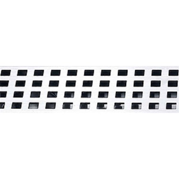 ToWo Linear Shower Drain - Square Grid - 47-in x 3-in - Stainless Steel