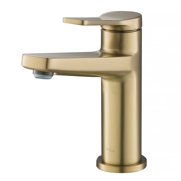 Kraus Indy Single Handle Bathroom Faucet - 2 Pack - Brushed Gold