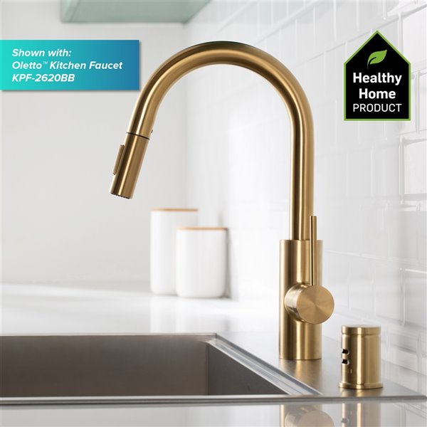 Kraus Dishwasher Air Gap - Brushed Brass