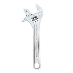 Channellock 8.21-in Adjustable Wrench - Steel - Reversible