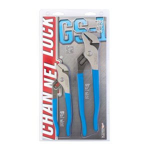 Channellock Tongue and Groove Straight Jaw 2-Pack Groove Joint Plier Set