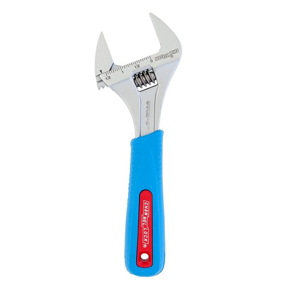 Channellock 8-in Adjustable Wrench - Steel - 2.86 Width