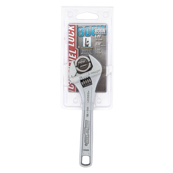 Channellock 6.25-in  Adjustable Wrench - Steel