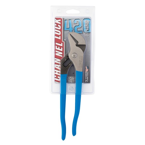 Channellock 9.5-in Construction Tongue and Groove Pliers - 9.5-in Handle