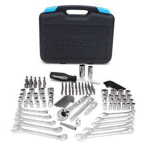 Ensemble d'outils de mécanique Channellock Professional, SAE et métrique, 1/2 po; 3/4 po, 132 mcx