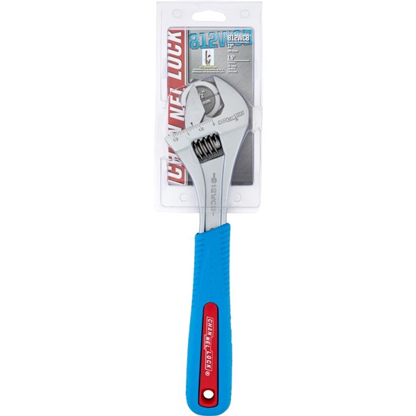 Clé à molette ajustable Channellock, acier, 12 po