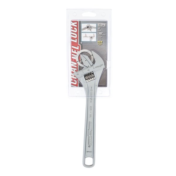 Channellock 10.26-in Adjustable Wrench - Steel - Reversible