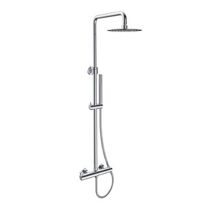 akuaplus® Elite Shower Faucet with Hand Shower - Sliding Rail - Chrome Finish