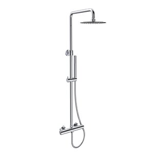 Robinet de douche Elite avec douchette à main d'akuaplus®, barre réglable, fini chrome