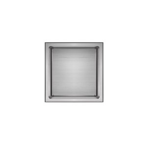 akuaplus® Bath Shower Niche - 12-in x 12-in - Polished Stainless Steel