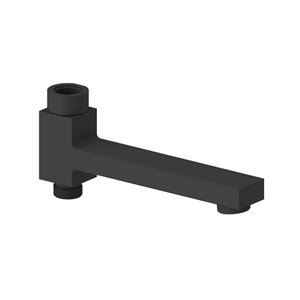 akuaplus® ELENA Square Bathtub Spout - Matte Black