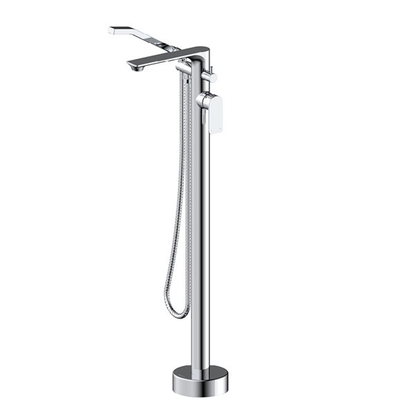 Image of Akuaplus® | Elena Freestanding Bathtub Faucet With Hand Shower - Chrome | Rona