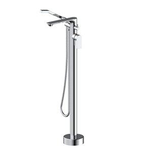 akuaplus® ELENA Freestanding Bathtub Faucet with Hand Shower - Chrome