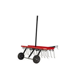  Greenworks 10 Amp 14” Corded Electric Dethatcher (Stainless  Steel Tines) & American Lawn Mower Company 1204-14 14-Inch 4-Blade Push  Reel Lawn Mower, Red : Patio, Lawn & Garden