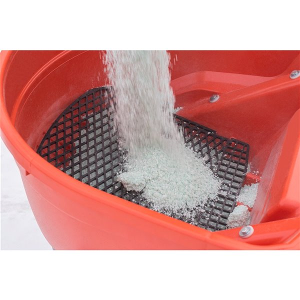 Agri-Fab Épandeur de sel poussé en acier inoxydable 130 lb (59 kg)