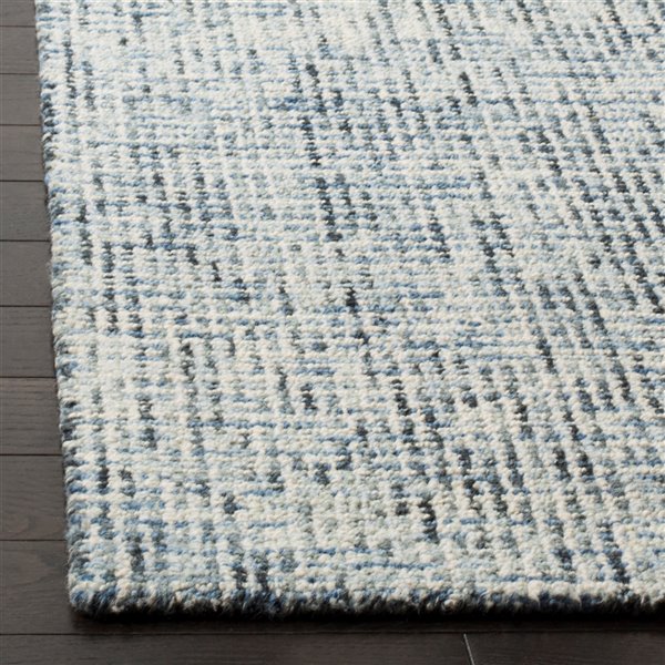 Safavieh Abstract Rectangular Area Rug - Handcrafted - 4-ft x 6-ft - Blue/Charcoal