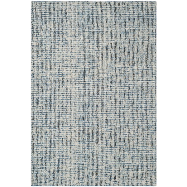 Safavieh Abstract Rectangular Area Rug - Handcrafted - 4-ft x 6-ft - Blue/Charcoal