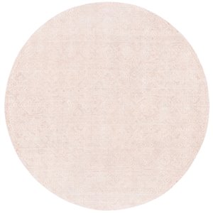 Tapis décoratif rond Abstract de Safavieh, fait à la main, 6 pi x 6 pi, beige/Brun clair