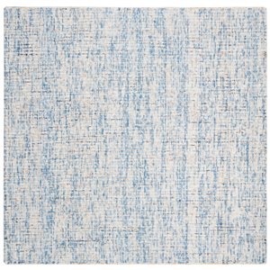 Safavieh Abstract Square Area Rug - Handcrafted - 6-ft x 6-ft - Dark Blue/Rust