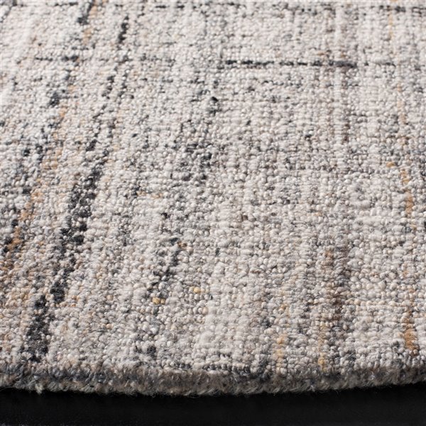 Safavieh Abstract Round Area Rug - Handcrafted - 6-ft x 6-ft - Camel/Black