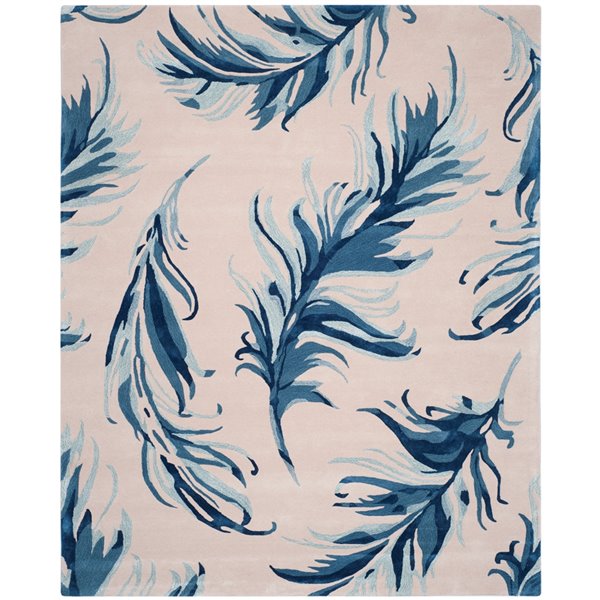 Safavieh Allure Rectangular Area Rug - Handcrafted - 8-ft x 10-ft - Beige/Blue