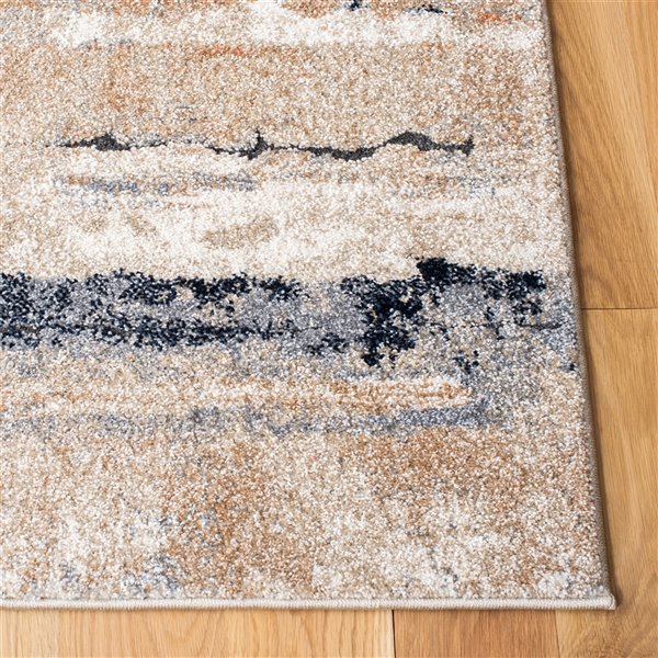 Safavieh CPN351A-28 Coppertone Runner - Rectangular - 2-ft 2-in x 8-ft - Ivory/Navy