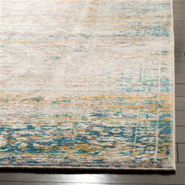 Safavieh ARA156C-8 Aria Area Rug - Rectangular - 8-ft x 10-ft - Cream/Blue