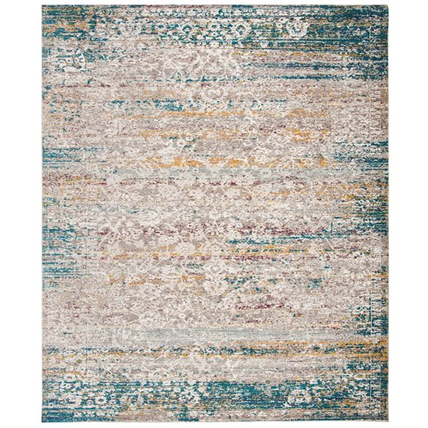 Safavieh ARA156C-8 Aria Area Rug - Rectangular - 8-ft x 10-ft - Cream/Blue