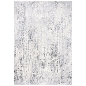 Tapis décoratif Lagoon LGN536A-5 de Safavieh, rectangulaire, 5 pi 3 po x 7 pi 7 po, ivoire/gris