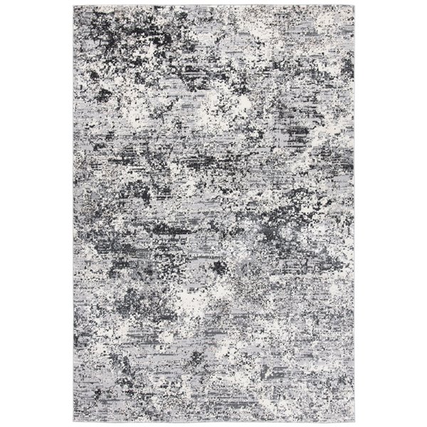 Safavieh LGN570F-4 Lagoon Area Rug - Rectangular - 4-ft x 6-ft - Ivory/Gray