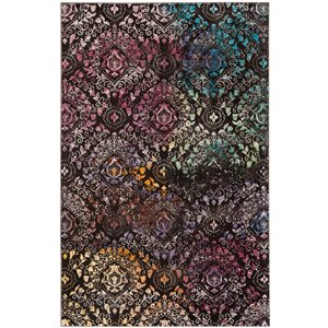 Safavieh ARA172W-4 Aria Area Rug - Rectangular - 4-ft x 6-ft - Brown/Multi