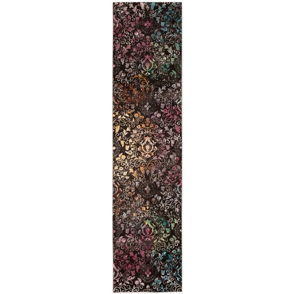 Safavieh ARA172W-28 Aria Runner - Rectangular - 2-ft x 8-ft - Brown/Multi