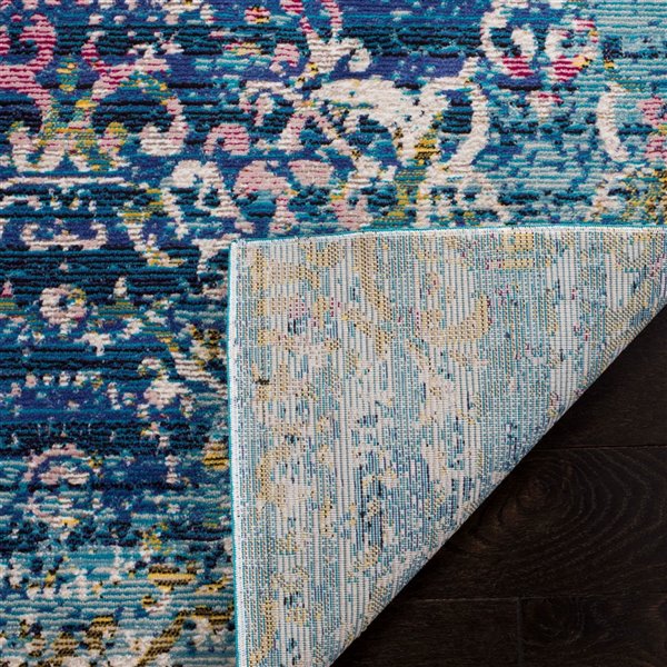 Safavieh ARA128B-4 Aria Area Rug - Rectangular - 4-ft x 6-ft - Blue/Multi