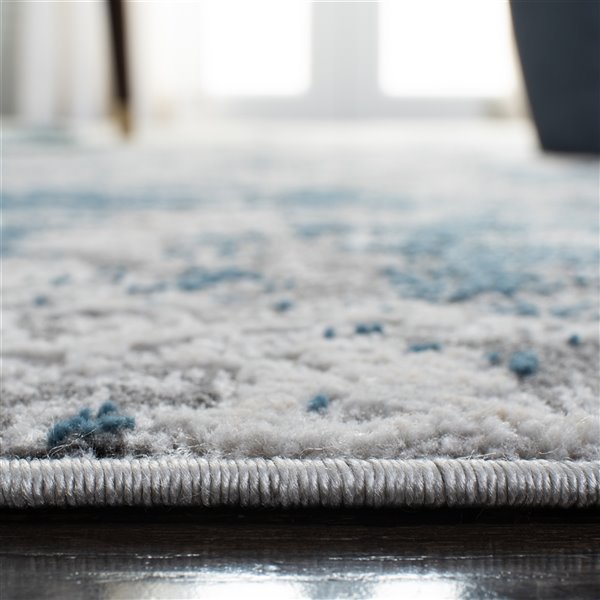 Safavieh LGN522F-4 Lagoon Area Rug - Rectangular - 4-ft x 6-ft - Gray/Turquoise