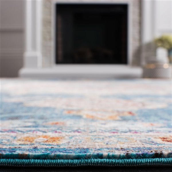 Safavieh ARA103N-4 Aria Area Rug - Rectangular - 4-ft x 6-ft - Navy/Ivory