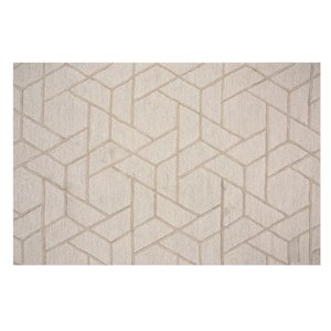 Collection Bourbon Street Eastport Area Rug - 5-ft x 8-ft - Ivory