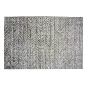 Collection Bourbon Street Birmingham Area Rug - 5-ft x 8-ft - Ivory