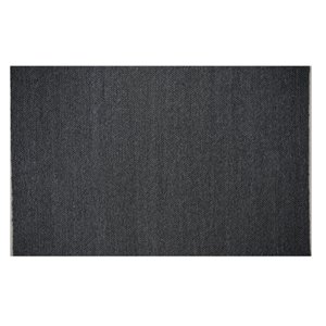 Tapis Louisville de la Collection Bourbon Street, 5 pi x 8 pi, charbon